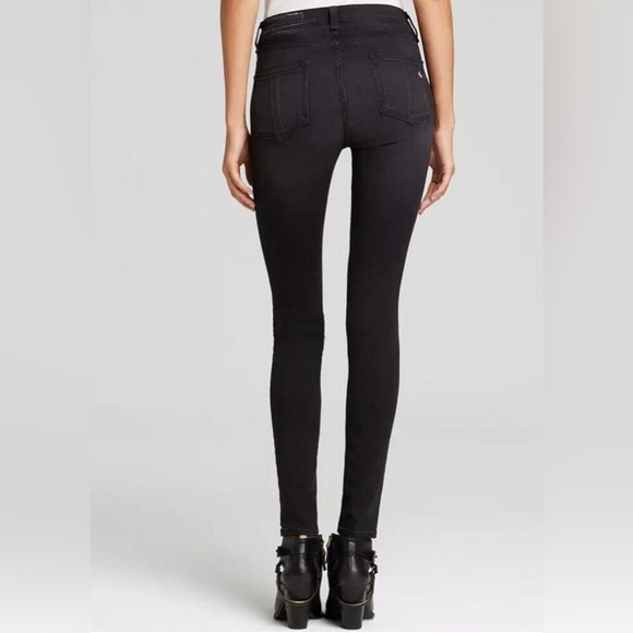 rag & bone Women's Black Jeans, size 25, color Premier - Picture 2 of 7